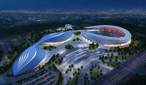 Стоманена конструкция на куполен гимнастически салон