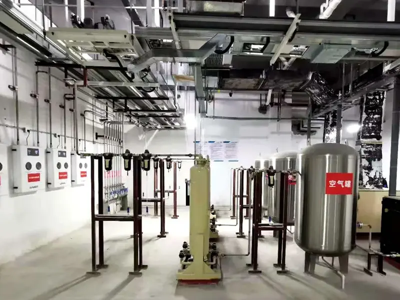 Стоманена сграда за доставка на медицински газ
