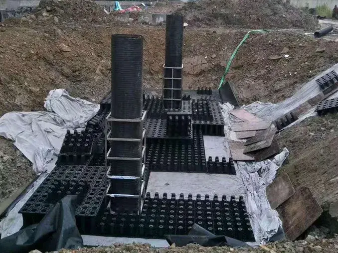 Стоманена сграда за събиране на дъждовна вода