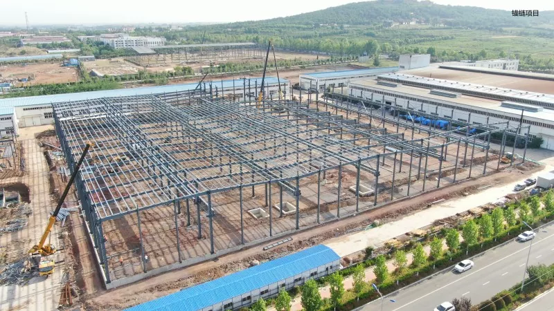 Стоманена конструкция Съхранение на химикали Изграждане на склад